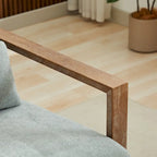 360° Swivel Accent Chair - Linen Blend Upholstered, Solid Wood Frame, Foam Cushion, Retro Style with Pillow, 300 lbs Capacity