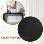 Console Table - 48"L x 16"W x 30"H, Curved Waterfall Design, Wood Beads, 150 lbs Capacity, 3 Colors, Farmhouse/Coastal