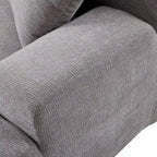 L-Shape Sofa - 111"W, 27" Deep Seat, High-Density Foam, Chenille Fabric, 400 lbs Capacity