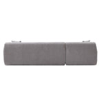 L-Shape Sofa - 111"W, 27" Deep Seat, High-Density Foam, Chenille Fabric, 400 lbs Capacity