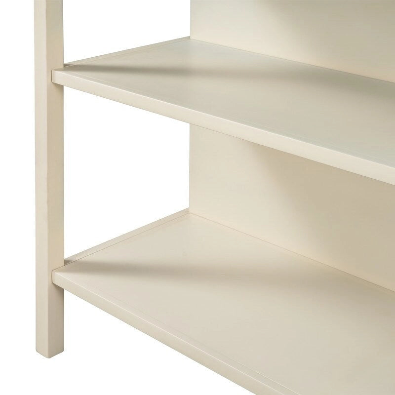 Kitchen Island - 45"L x 27"W x 36"H, Solid Rubber Wood, 2 Stools, 2 Shelves, 200 lbs, Walnut, Rustic