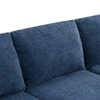 U-Shaped Modular Sofa - 6-Seat, Chenille Upholstery, Foam & Spring Cushions, 110"L, No Assembly, 330 lbs/Seat