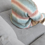 Cloud Sofa - Linen Blend, Deep Seat, Sponge & Down Feather Fill, Removable Covers, L-Shape, 4 Colors, Minimalist, Wooden Frame