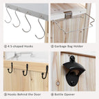 40.5" Outdoor Grill Cart - Stainless Steel Top, Solid Fir Wood, Drop Leaf, Drawer, Lockable Wheels, 230 lbs Capacity