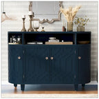 Curved Design Storage Cabinet made of Fraxinus Mandschuric Solid Wood