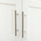 Kitchen Island on Wheels - 33"L x 18"W x 35.8"H, Stainless Steel Top, Drawer, Cabinet, Spice Rack, Towel Rack, Grey, MDF