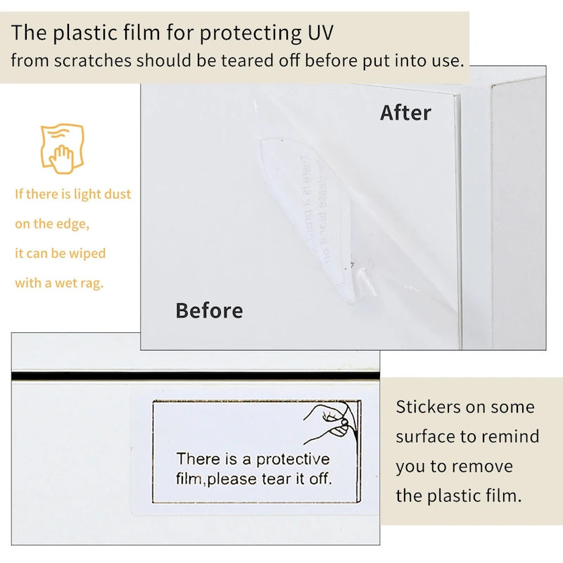 TV Stand - 74.8"W, For 80" TVs, High Gloss UV Surface, 2 Drawers, 3 Cabinets, Particleboard, White/Black, 88 lbs Capacity