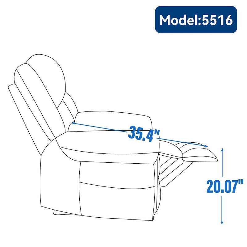 Electric Power Lift Recliner Chair - Genuine Leather, Dual Motors, 8-Point Massage, Lumbar Heat, 180° Recline