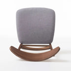 Dining Table with 6 Chairs - 59.1"W, Mid-Century Modern, Rubberwood, Upholstered Seats, 300 lbs Capacity, 6 Color Options