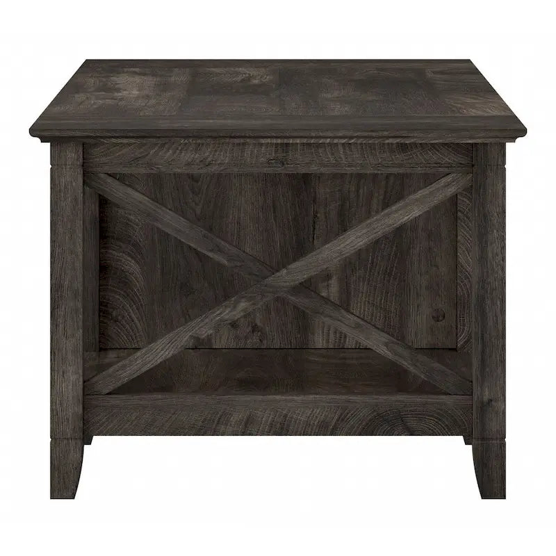 Coffee Table with Storage - 47"W x 24"D x 18"H, 2 Drawers, X Pattern, 50 lbs Capacity, 8 Colors, Coastal Farmhouse