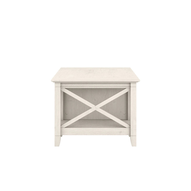Coffee Table with Storage - 47"W x 24"D x 18"H, 2 Drawers, X Pattern, 50 lbs Capacity, 8 Colors, Coastal Farmhouse