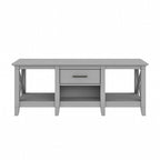 Coffee Table with Storage - 47"W x 24"D x 18"H, 2 Drawers, X Pattern, 50 lbs Capacity, 8 Colors, Coastal Farmhouse