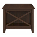 Coffee Table with Storage - 47"W x 24"D x 18"H, 2 Drawers, X Pattern, 50 lbs Capacity, 8 Colors, Coastal Farmhouse