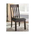 Haddigan Dining Room Chair - Set of 2 - Dark Brown