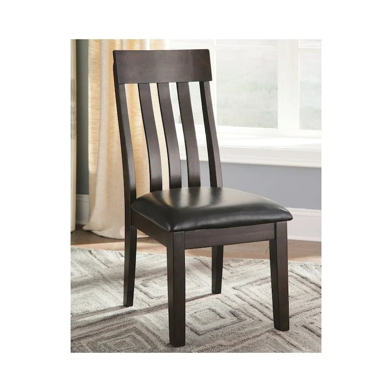 Haddigan Dining Room Chair - Set of 2 - Dark Brown