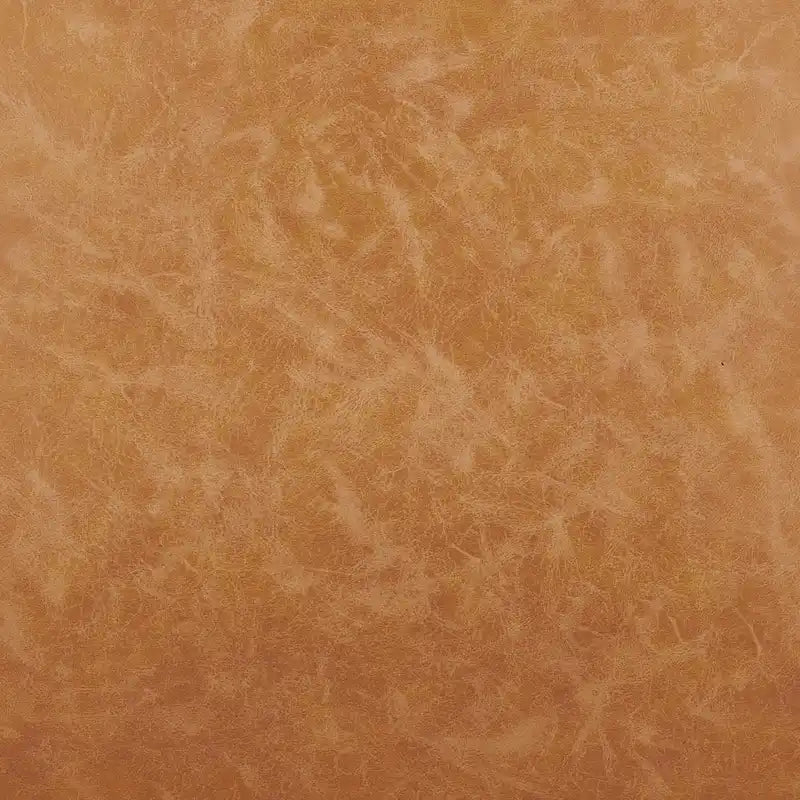 PU Swivel Office Chair - Faux Leather, 360° Swivel, Adjustable Height 18-22", Powder-Coated Steel, Casters, Brown/Grey