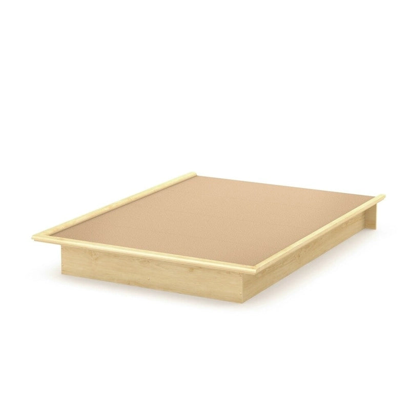 Platform Bed - Full, 58"W x 77.25"L x 9.62"H, Hidden Storage, 500 lbs, No Box Spring, 4 Colors, Low-Profile