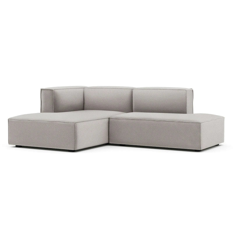 Deep Seat Chaise Sofa - Danish Design, HR Foam, Nozag Springs, Hardwood Frame, Left/Right Facing, Corduroy/Boucle
