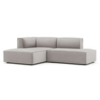 Deep Seat Chaise Sofa - Danish Design, HR Foam, Nozag Springs, Hardwood Frame, Left/Right Facing, Corduroy/Boucle