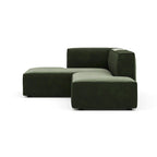 Deep Seat Chaise Sofa - Danish Design, HR Foam, Nozag Springs, Hardwood Frame, Left/Right Facing, Corduroy/Boucle