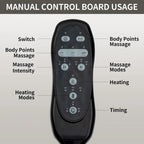 Power Lift Recliner - 8-Point Massage, Lumbar Heat, USB Port, Cup Holders, 155° Recline, 39.76"L x 35.82"W