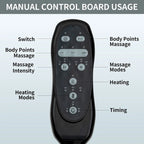 Power Lift Recliner - 8-Point Massage, Lumbar Heat, USB Port, Cup Holders, 155° Recline, 39.76"L x 35.82"W
