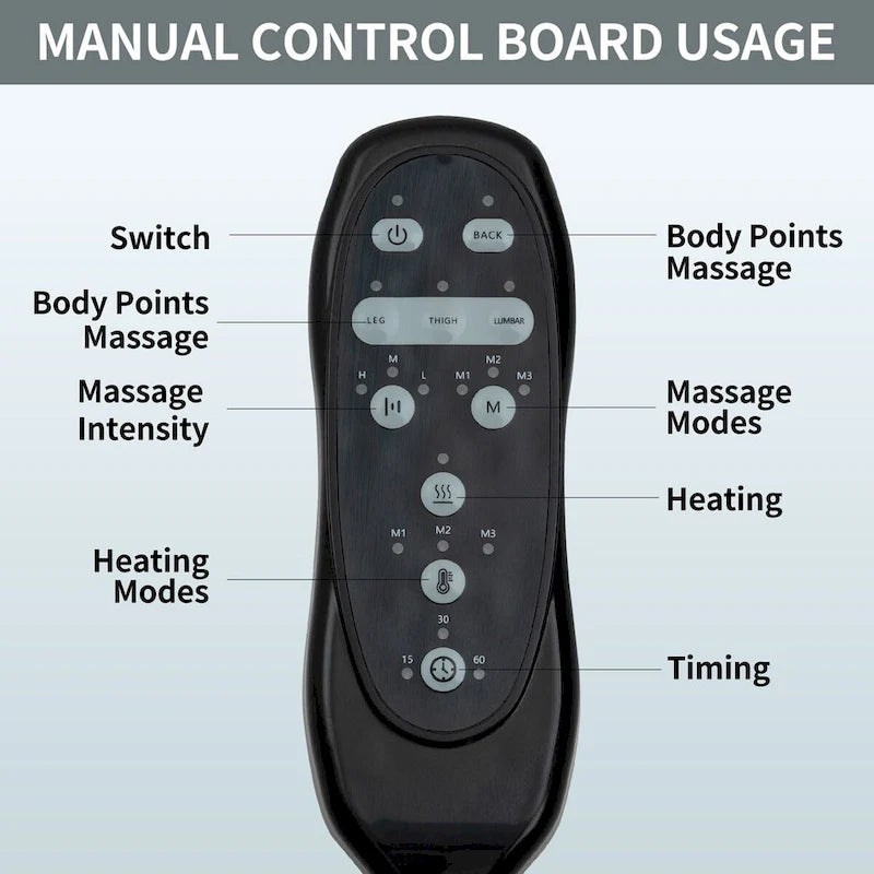 Power Lift Recliner - 8-Point Massage, Lumbar Heat, USB Port, Cup Holders, 155° Recline, 39.76"L x 35.82"W