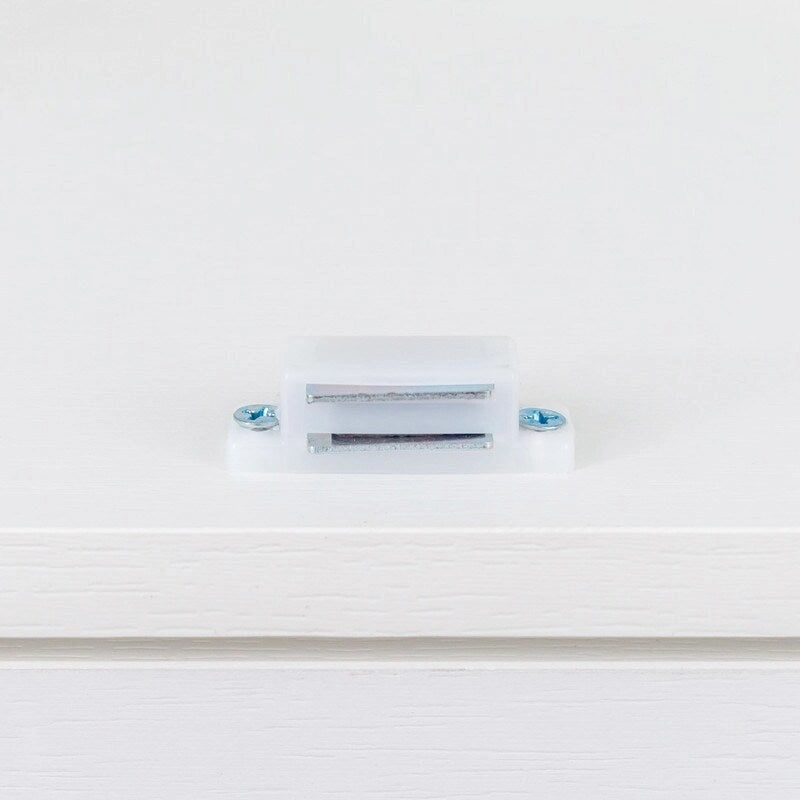 Storage Cabinet - Glass Doors, 4 Shelves, Dustproof, Flip-Up Doors, 13.98"H Door, Brown/White, Modern Office