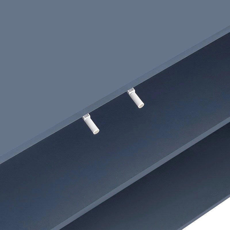 Storage Cabinet - Wave Pattern, 2 Doors, 2 Drawers, Adjustable Shelves, MDF, 99 lbs Capacity, 3 Colors, Modern