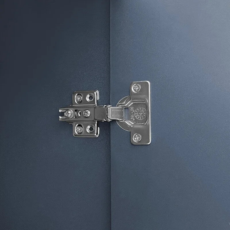 Storage Cabinet - Wave Pattern, 2 Doors, 2 Drawers, Adjustable Shelves, MDF, 99 lbs Capacity, 3 Colors, Modern