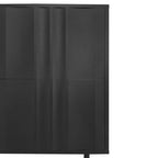 Storage Cabinet - Wave Pattern, 2 Doors, 2 Drawers, Adjustable Shelves, MDF, 99 lbs Capacity, 3 Colors, Modern