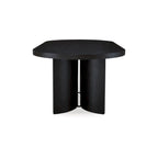 Oval Dining Table - 86"L x 42"W x 30"H, Pedestal Base, Hardwood/Ash Veneer/MDF, Seats 8, Black, Modern Contemporary