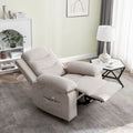 Power Recliner Chair - 8-Point Massage & Heat, 3 Modes, 330 lbs Capacity, Side Pocket, Breathable Fabric