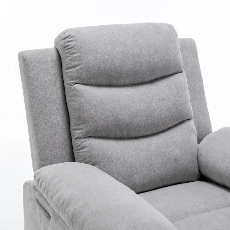 Power Recliner Chair - 8-Point Massage & Heat, 3 Modes, 330 lbs Capacity, Side Pocket, Breathable Fabric
